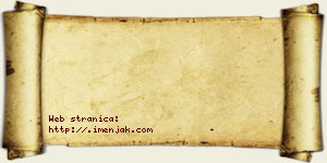 Jovan Aksentijević vizit kartica